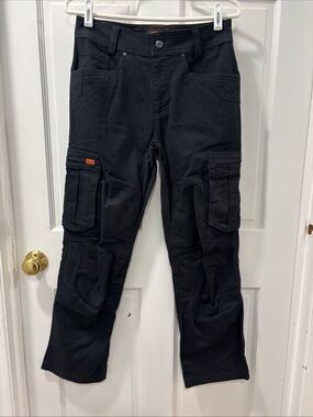 Brunt Men’s The Martin Cargo Pant Size 28x30 Black Work Wear 2 Way Stretch NWOT